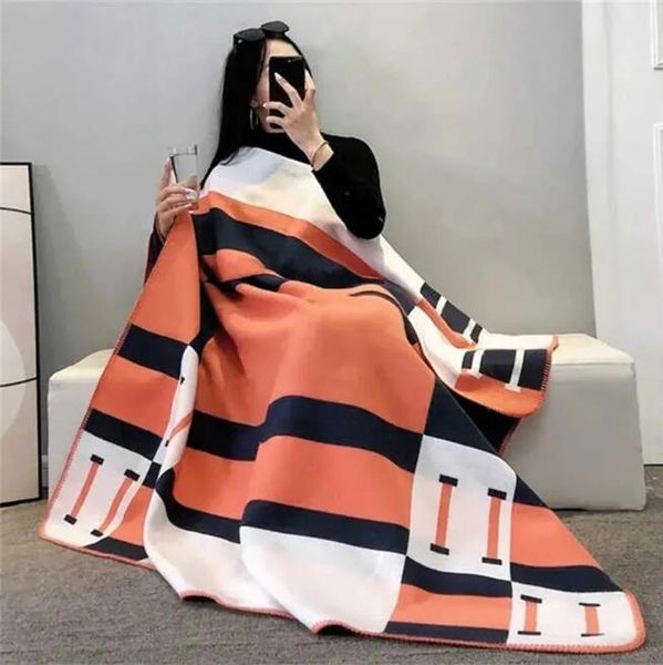 2023designer cashmere blanket luxury xinjia travel throw summer air conditioning blanket beach blanket towel womens soft shawl 135 165cm