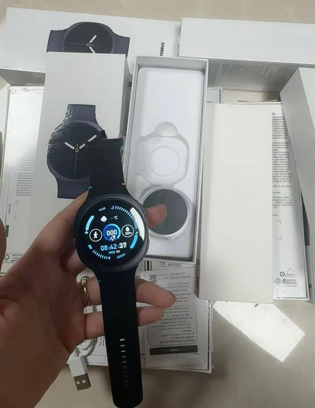 New Galaxy Watch 8 Ultra Smart Watch GPS Sports Track AMOLED Screen HD Bluetooth Call Fitness Tracker Heart Rate Smartwatch