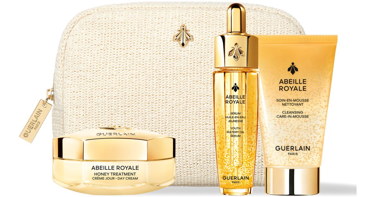 GUERLAIN Abeille Royale Age Defying Programme Honey Day Cream Treatment Zestaw do pielęgnacji twarzy