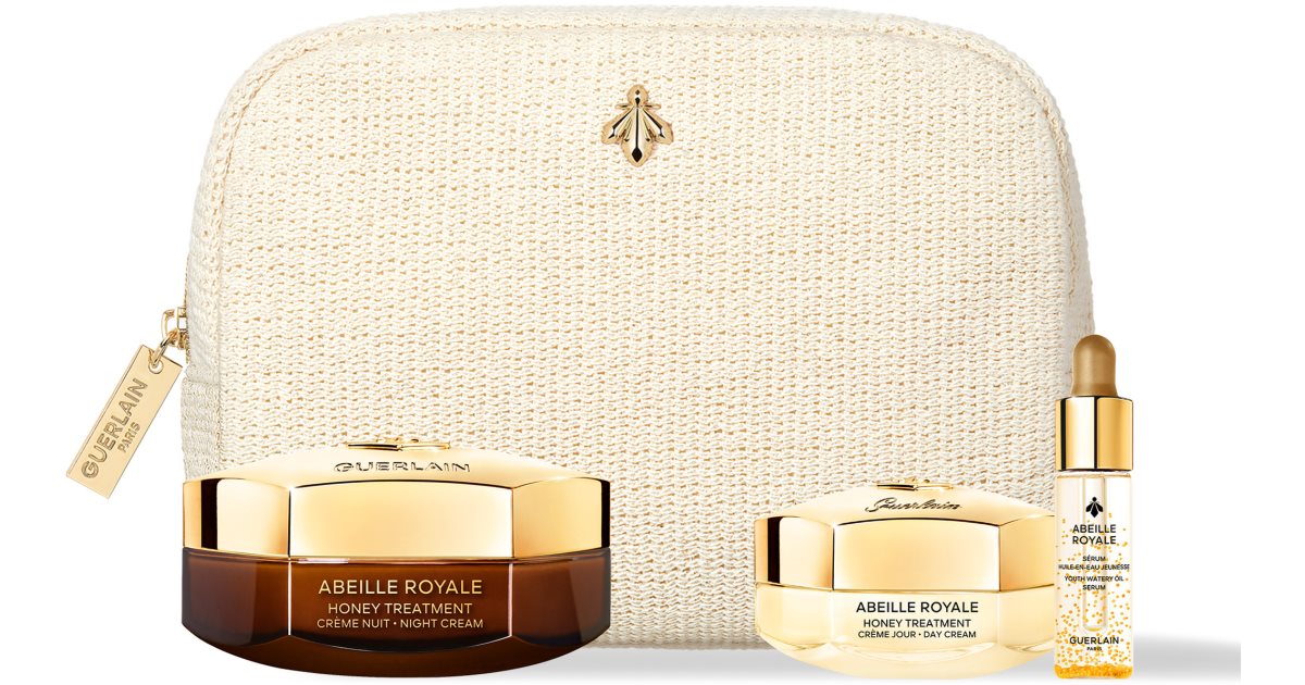 GUERLAIN Abeille Royale Age-Defying Ritual Med Treatment Noční krémová sada péče o obličej