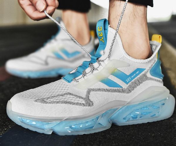 Classic 2024 men&#039;s shoes breathable mesh shoes youth sports light running shoes local boots store yakuda training Sneakers Anniversary