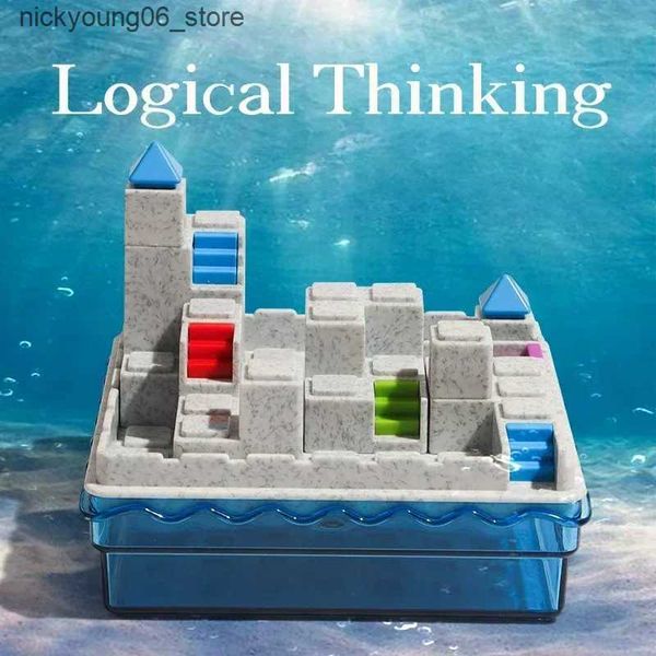 3D Puzzles Board Game Puzzle Children Educational Toy Challenges Logic Thinking Game IQ Puzzle Spatial Imagination Kids Gift Clearance Toys