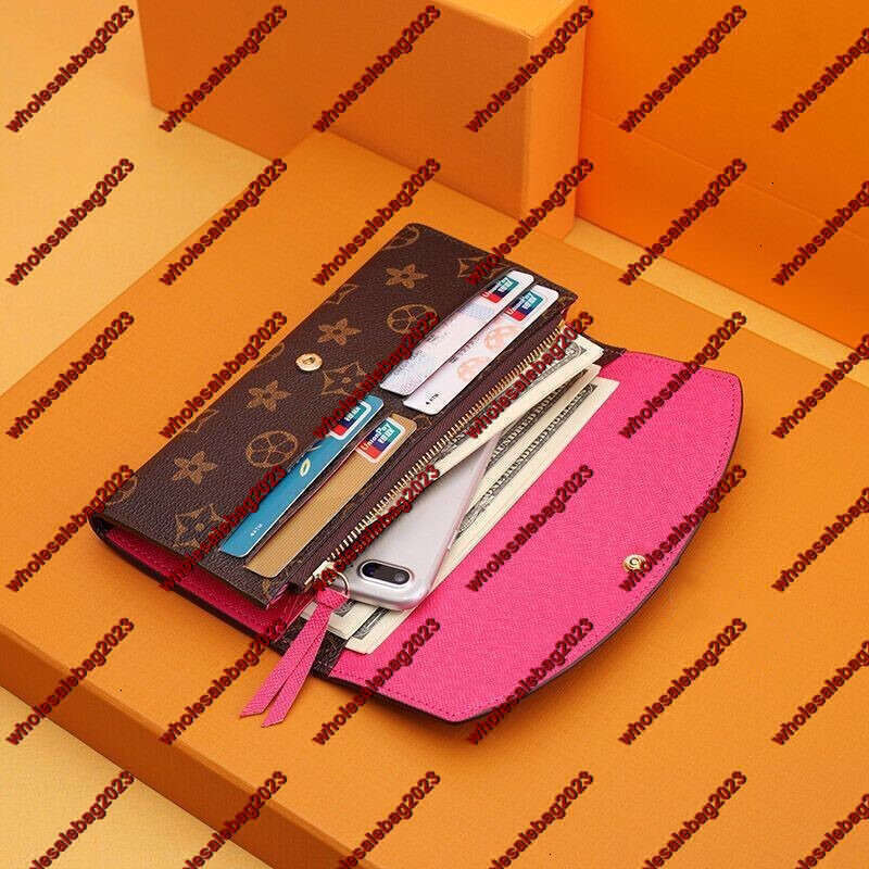 5A High quality ladies&#039; luxury bag Designer Wallets Holders Female long zipper purse girl card bag purse money bag wallet With box