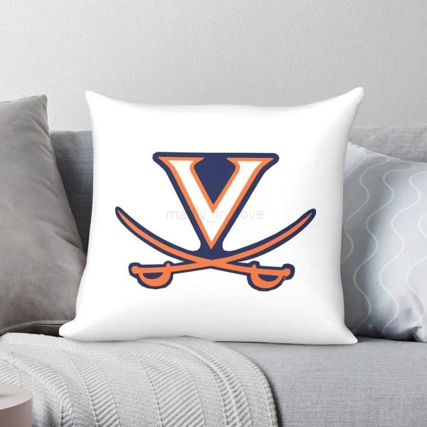 UVA Square pillowcase Polyester Linen Velvet Creative Zip Decor pillow Case Room Cushion CoverM240717