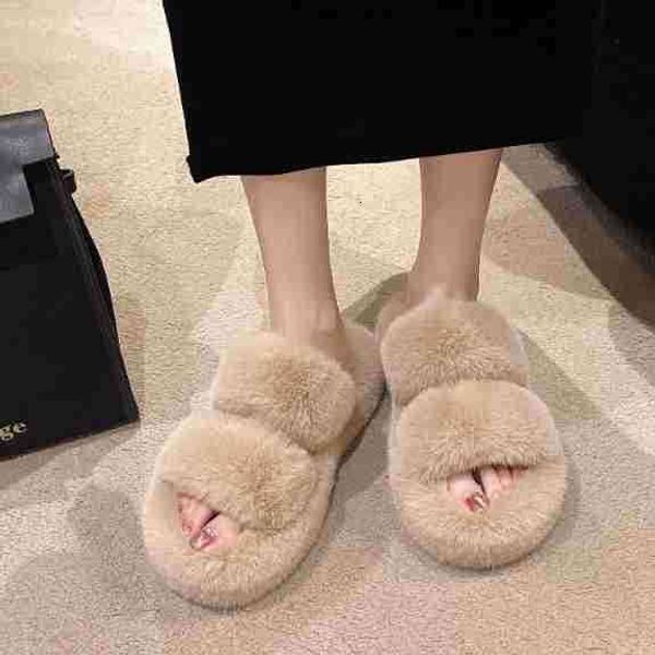 Gentle Candy Colored Fluffy For Daily Use At Home, Thick Soled Non Slip And Wear-Resistant Slippers That Can Be Worn Outside