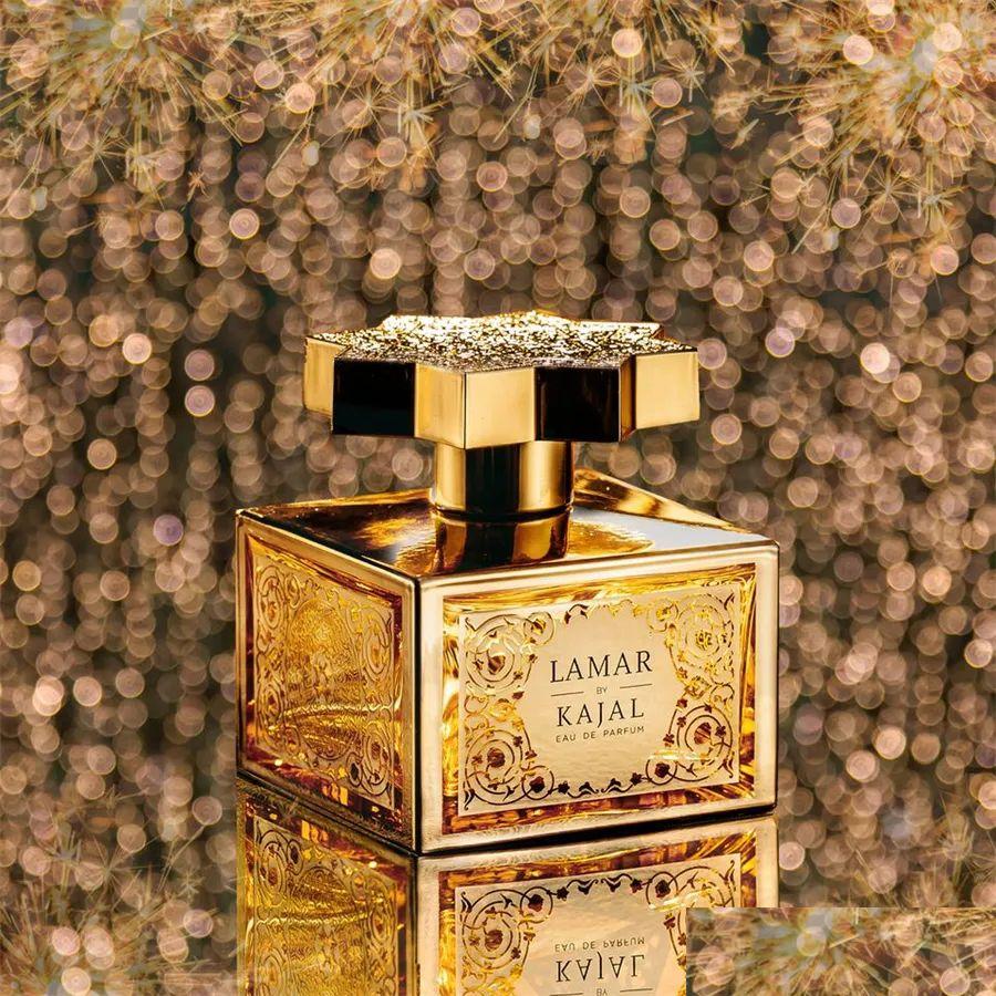 Fragrance Kajal Perfume 100Ml Lamar Dahab Almaz Warde Jihan Masa 3.4Oz Eau De Parfum Long Lasting Smell Edp Men Woman Perfumes Spray Otg1F