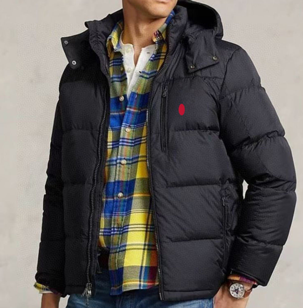 Mens Jackets Women Winter Polo Down Coats Zipper Designer Outerwear Clothing Fashion Parkas Men Windbreaker Thick Warm Embroidered Hooded Coat fjqx