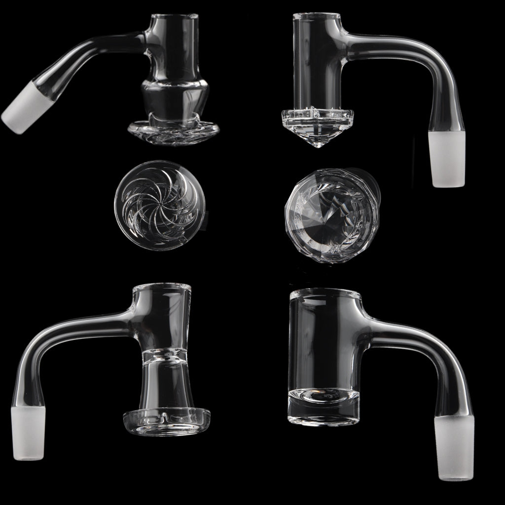 4 Style Full Weld Terp Slurpers Banger Blender Quartz Smoke Nails 10-14-18 mm For Glass Water Bongs Pipes Dab Rigs