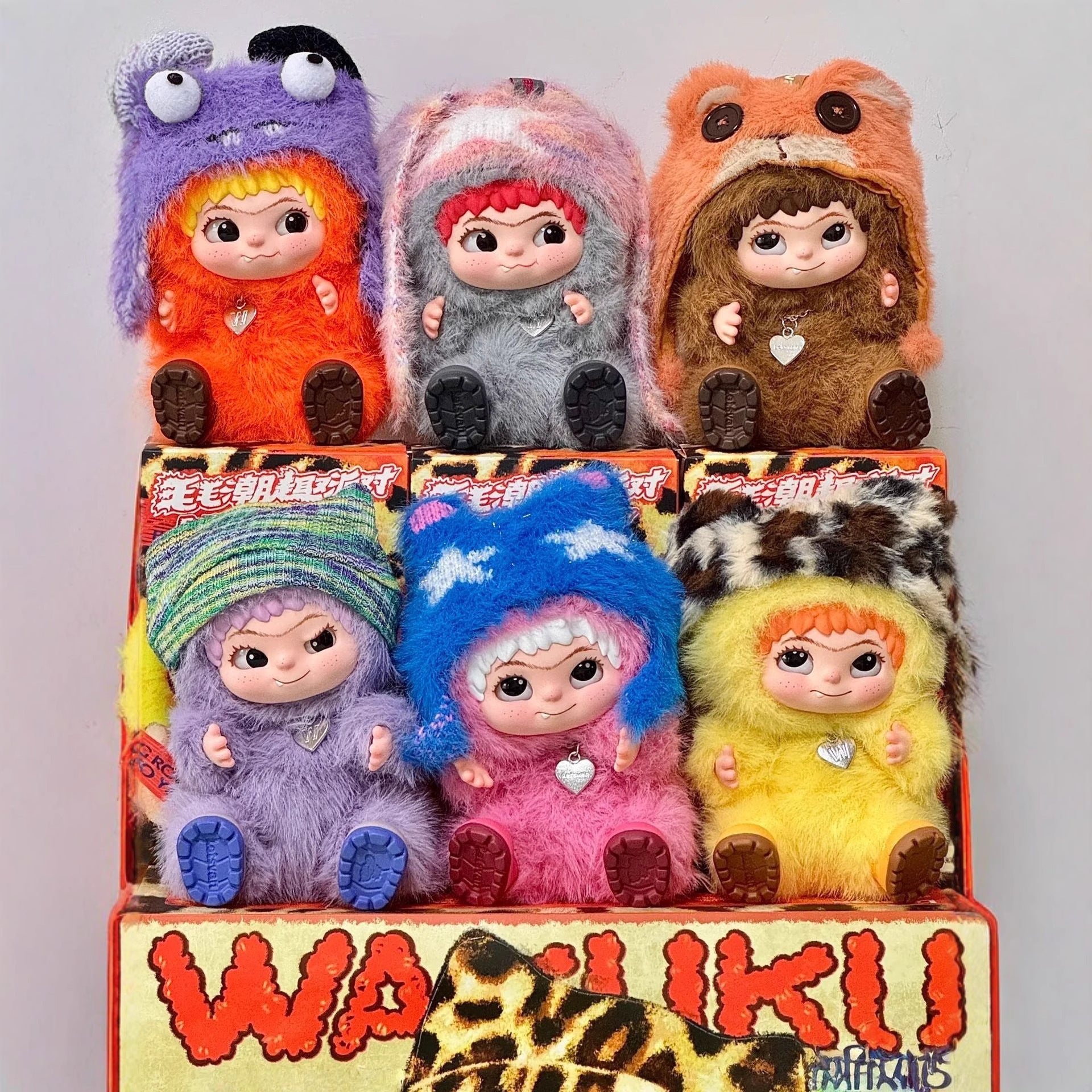 WAKUKU Plush Series Blind Box Trendy Toy Handheld Office Doll Gift Ornament Toy Gift