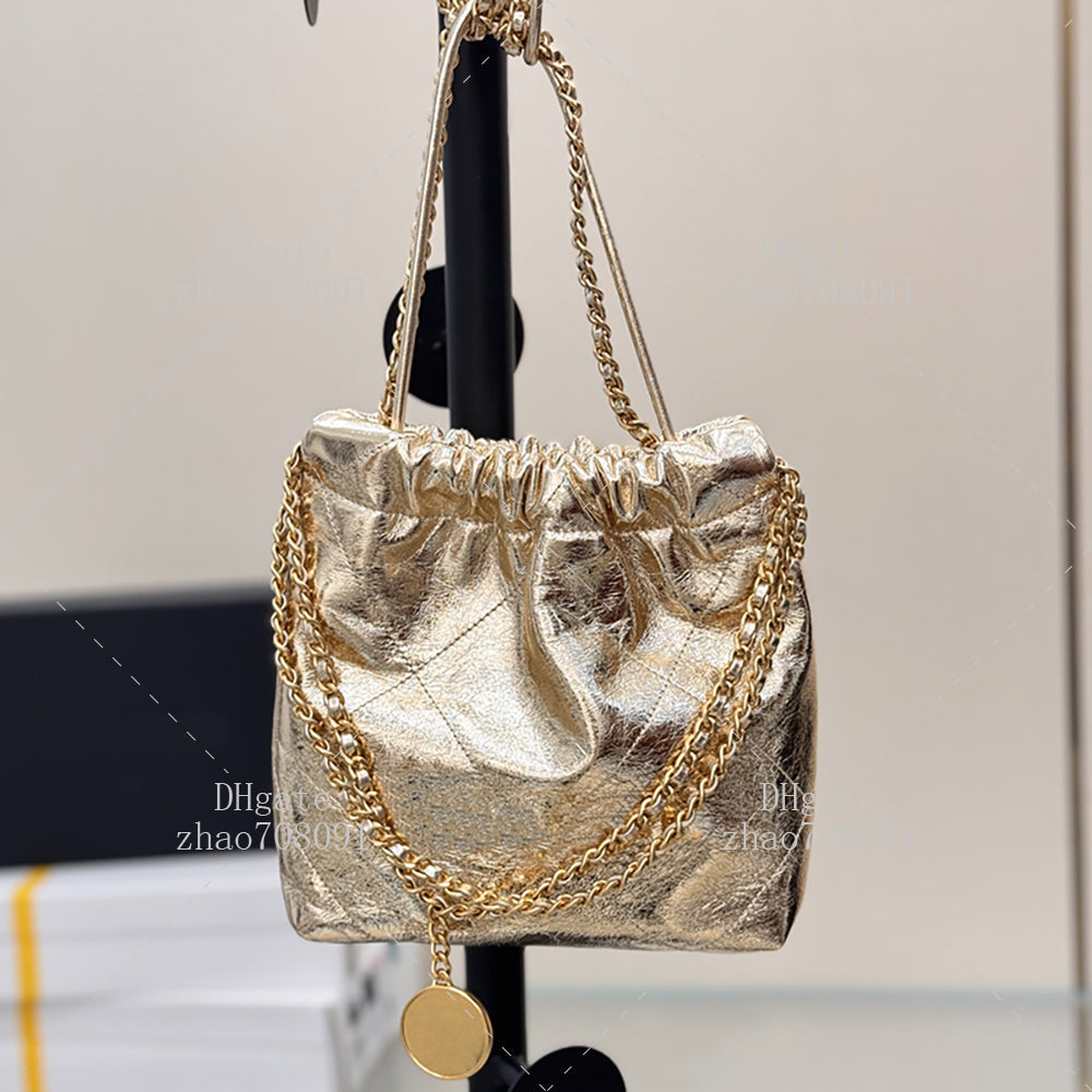 Designer Mini Handbag - 22cm Calfskin Leather Luxury Shoulder & Crossbody Bags With Box C22