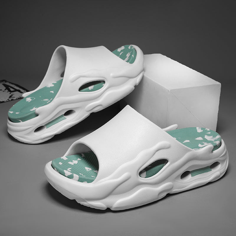 Fashion Men&#039;s Slippers Indoor Outdoor Sandals Beach Comfortable Soft Slides Men Casual Shoes Flip-flops Home Slippers Sandals