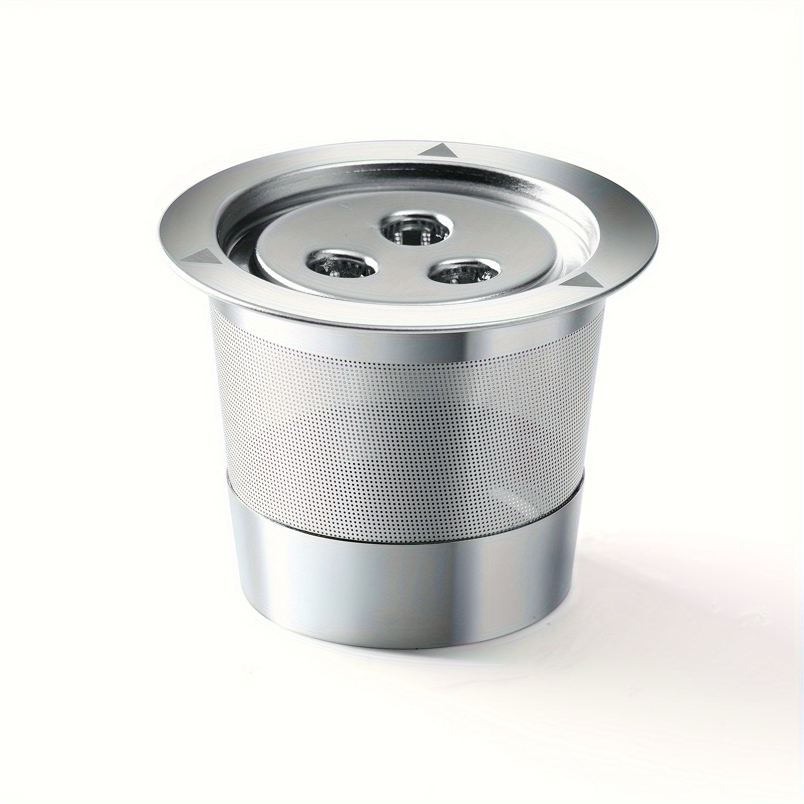 TEMU 1pc-2pcs Reusable Coffee Pods 3 Hole Stainless Steel Reusable K Cups Compatible With Coffee Maker, Upgrade Pods Permanent K Cups Filters For