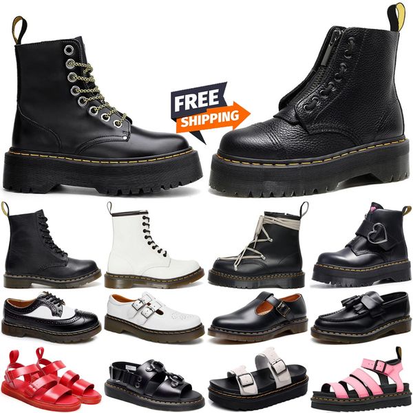 Free Shipping Designer Boots Sandals For Men Women Docmartin Booties White Red Sneakers Bottom Over The Knee Sandal Boot