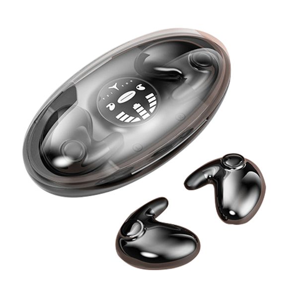 Super Mini Wireless Earphones Ipx5 Waterproof Ultrathin Bluetooth Headphones Apple Earbuds Binaural Stereo LED Power Display Sleeping Headse