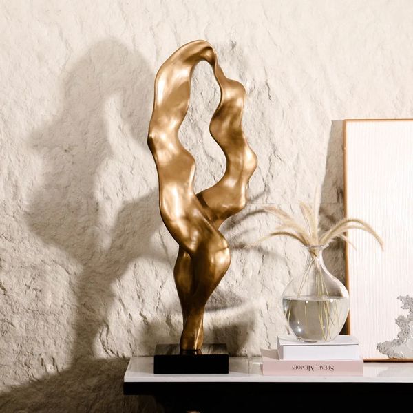 Factory wholesale large abstract sculptures customized sculptures home decorations digital office desks decorative objects 241113