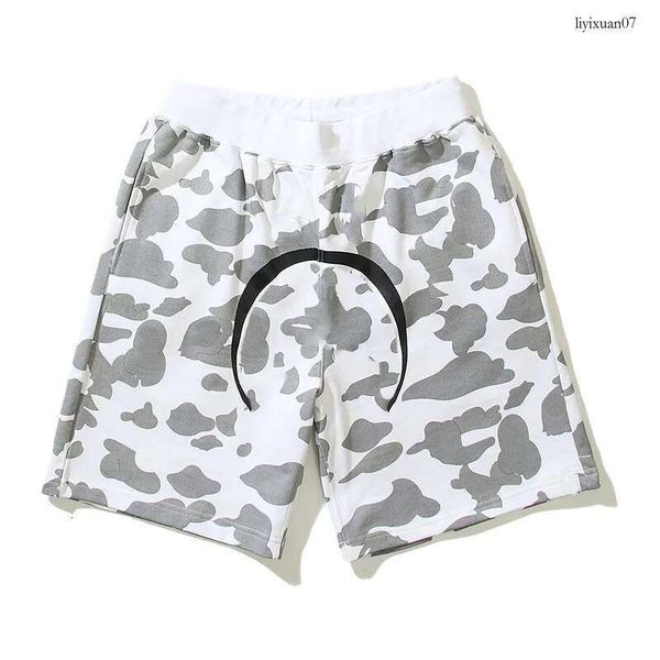 Mens Bapestarts Shorts Designer Womens Fashion Trend Sports Sports Sports Short High Street Bapetshirt Simples e Generoso Mans Summer Shorts