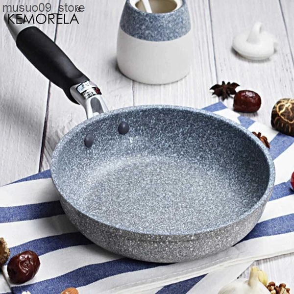 Other Cookware Stone Frying Pan28-26-24-20cm Wok Non-Stick Pan Skillet Durable Cauldron Induction Cooker Pans Pancake Egg Gas Stove Home L24