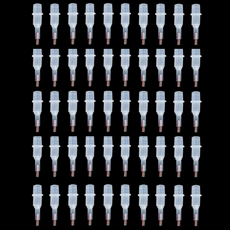 TEMU 50pcs Single Pointed Diamond Painting Pens - Transparent Plastic Diy 5d Mosaic - Tools With Pink Tips For Precise Application, Diamond Painting