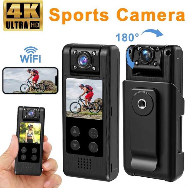 Sports Action Video Cameras 4K2K1080P highdefinition human body camera infrared night vision mini camera sports DV wearing police body camer
