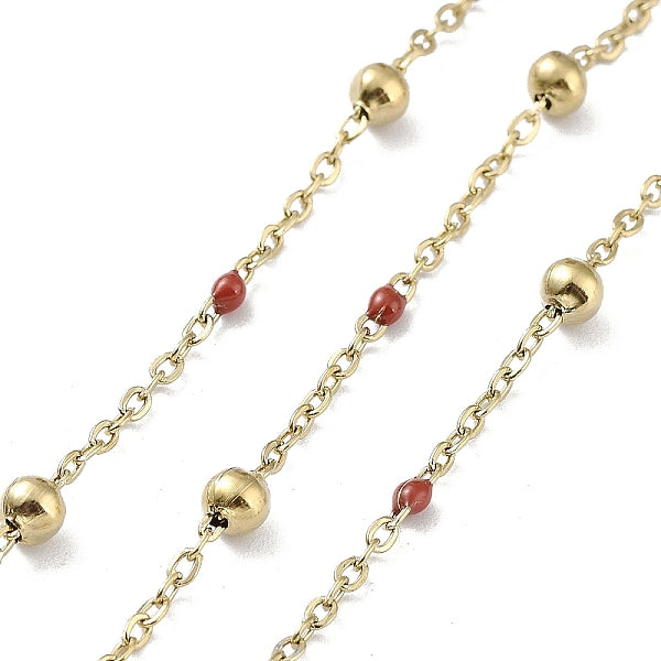 Chaîne porte-câbles en acier inoxydable 304 avec placage ionique (IP)