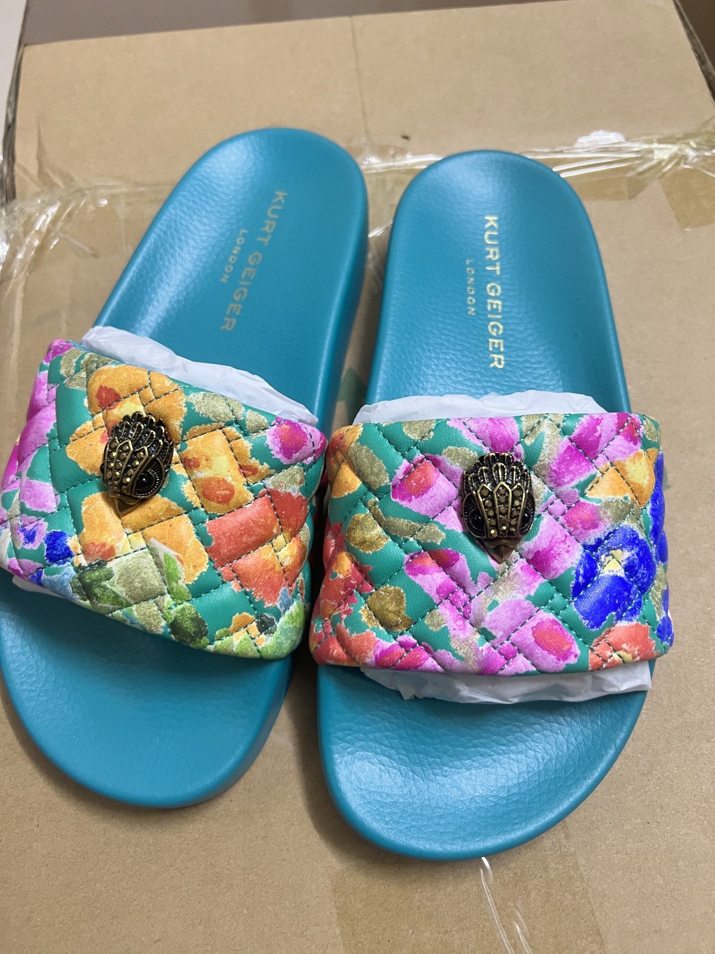 Kurts Sandal Womens London Designer Kensington Sandals Arch Support Flip Flops Eaglehead Slippers Full Grain Textured Rubber Flats Beach Shoes Bfd