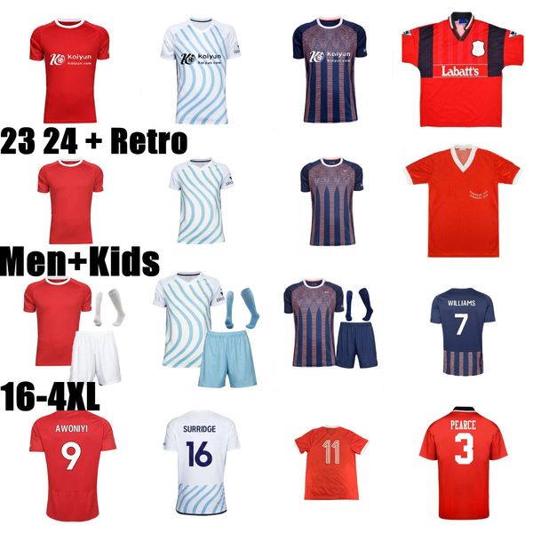 Nottingham 23 24 Soccer Jersey GRABBAN Johnson Surridge 2023 2024 kids Forest AMEOBI MIGHTEN KROVINOVIC Zinckernagel LINGARD Football Shirts