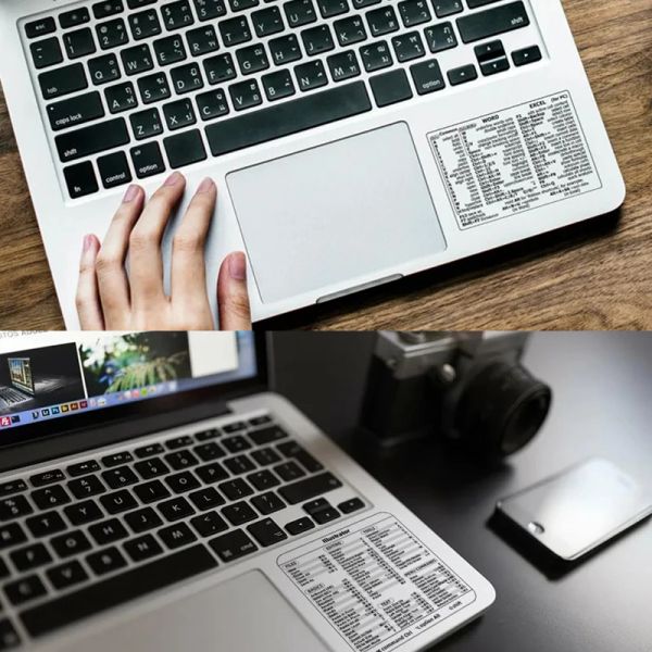 1PC Windows PC Reference Keyboard Shortcut Sticker Adhesive For PC Laptop Desktop