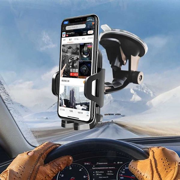 Cell Phone Mounts Holders Car phone holder suction cup 360 degree rotating windshield used for installing mobile phones and universal car ho