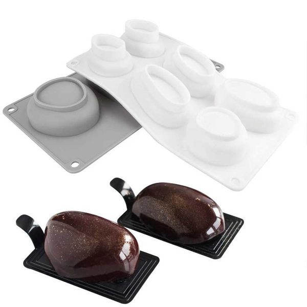 Baking utensils Round Stone Shape Baking Form Mold Silicone Cake Mold DIY Z250117