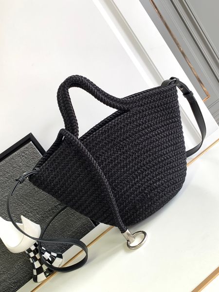 Designer Bag Luxury Women&#039;s Mini Tote Basket Bag Nylon Rope Woven Handbag Fashion All-in-one Fan purse Internet Celebrity with recommen