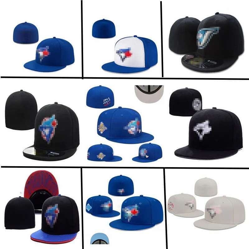 Blue Jays- Baseball caps mens women hiphop gorras bones sunbonnet casual sports cap Full Closed Fitted Hats 2025