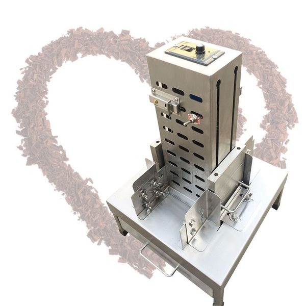 110V or 220V Automatic Chocolate Block Cutter Slicer Scraper Rollers Chips Chocolate Shaving Machine With CE Certifcation