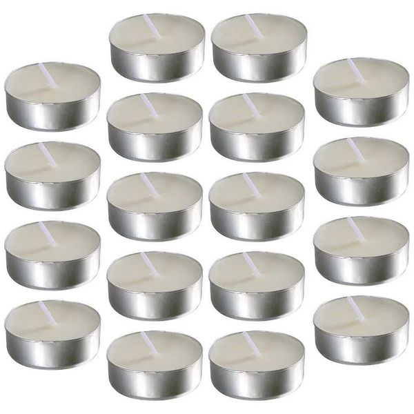 Creative scented candles smoke-free circular scented candles bedroom decoration small tea lights wedding white tea lights W240813