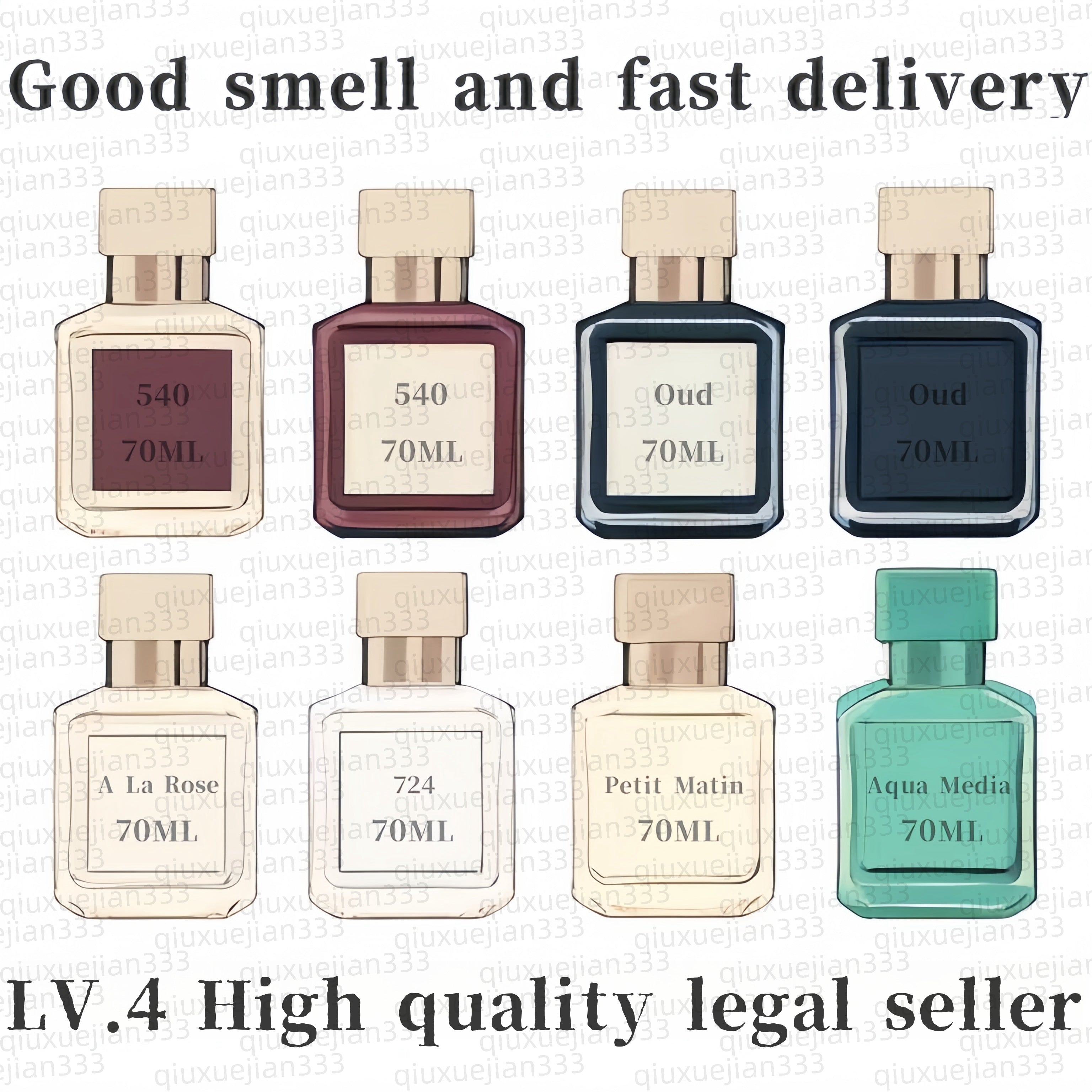 2025 new uries Promotion Perfume 70ml Extrait Eau De Parfum Fragrance Man Women Cologne Spray 2.4fl.oz Long Lasting Smell Brand Perfumes Mist High Q