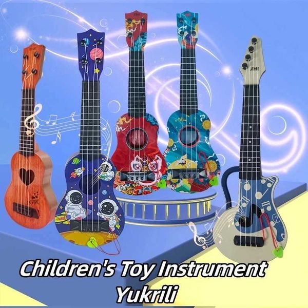 Guitar Children Can Pluck Strings And Play Yukrili Toys Beginners Level Guitar Puzzle And Musical Instruments H241214