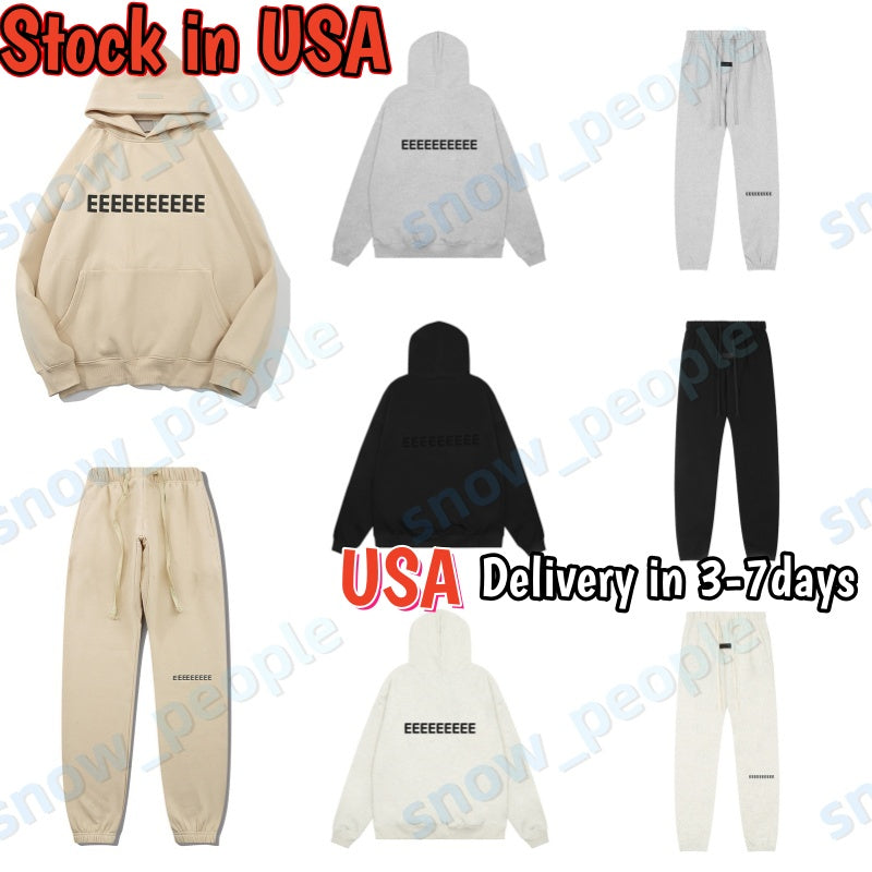 New Fashion Casual Hoodie Mens Tracksuits Womens 3D Letter Printing Sweatpants Couuples Streetwear Sweatshirts Loose T Shirts