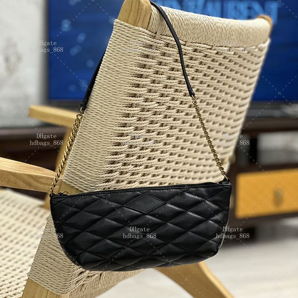 Shoulder bag Hobos bag IN QUILTED LAMBSKIN Designer bag Top Mirror Highest quality Luxury Handbag Chain bag With box Y088