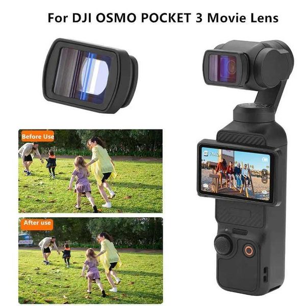 Sports Action Video Cameras POCKET 3 Movie Lens 1.15X Widescreen Lens Filters Gimbal Wide Filters For DJI OSMO POCKET 3 Action Camera Access