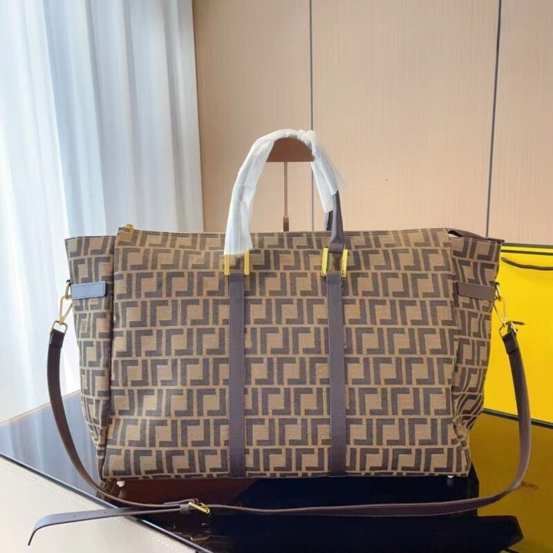 Designer Duffle bag Classic 45CM 50CM Travel bag luggage for men real leather Large capacity handbag totes shoulder Bags mens womens large capacity