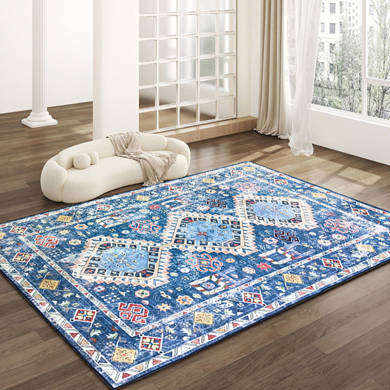 Fine Yarn Velvet Carpet Machine Washable Carpet Bedside Bedroom Carpet Home Non-slip Large Area Study Porch Floor Mat