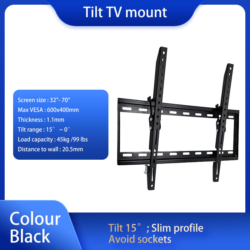 Tilt TV mount Space-Saving Tilting Flat Screen Monitor Support Arm 64TL