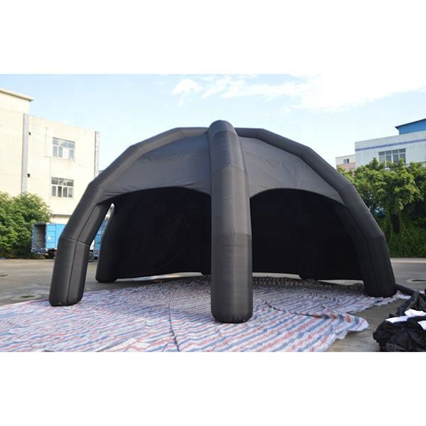 Customized inflatable dome tent with beams 8m-6m pop up spider event party marquee disco shelter for rental or sale with blower free ship