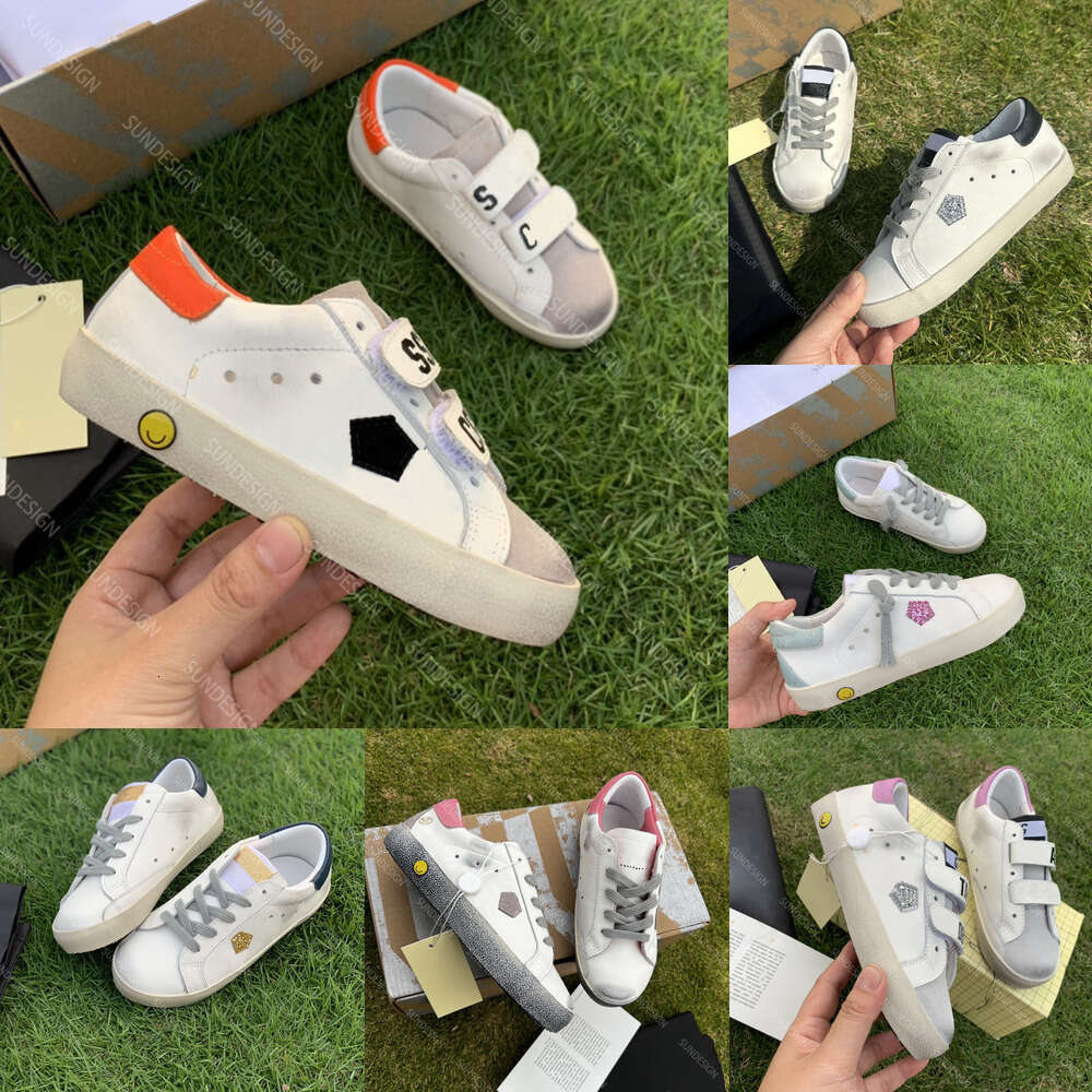 Kids Dirty Shoes Italy Brand Designer Running Sneakers Children Trainers Shoes Low White Toddler Skateboarding Boys Girls Brazil Veneer Syracuse Sne