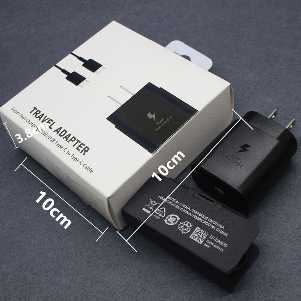 25W charger PD Super Fast Charge Power Adapter For Galaxy S24 S23 S22 S21 S20 Note 20 Ultra 10 Plus FE Z Flip Fold 5 4 3 2 A73 Accessories W