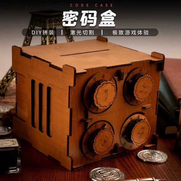 3D Puzzles Wooden Dragon House puzzler mechanism box ugears brand new decryption box Level 10 difficulty brain burning puzzle toy 240314