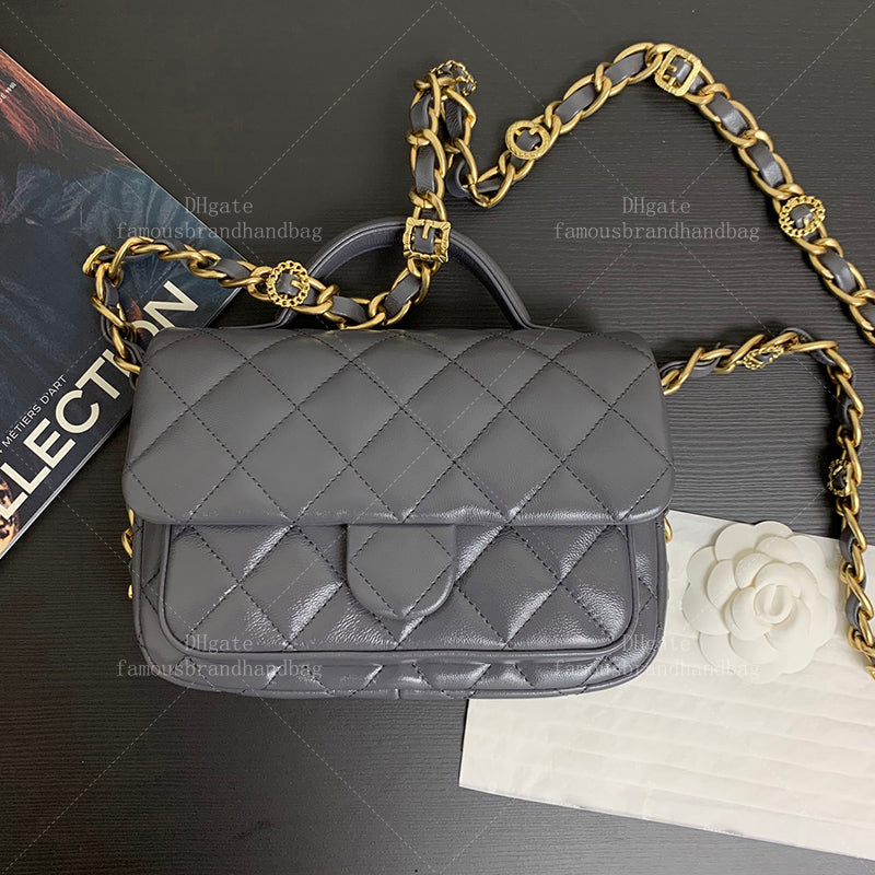 20A Mirror Quality Messenger Bag Designer Flap Bag With Top Handle Crossbody Bag Vintage Shoulder Bag With Box 24C53