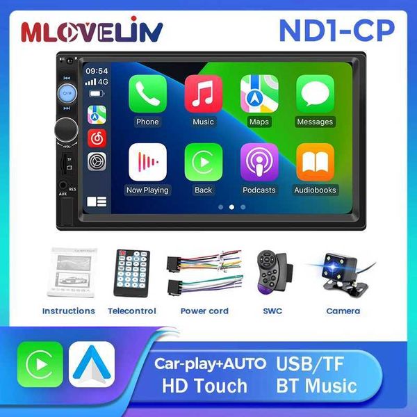 Other Electronics Wired Carplay Android Auto Car Radio MP3 MP5 HD Video Player Universal Car Support FM BT AUX USB-TF Mirror Lin-k AutoRadio