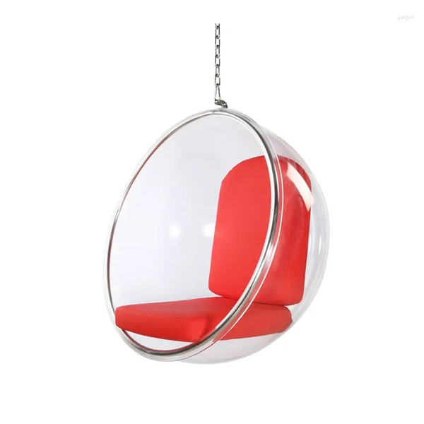 Camp Furniture Transparent Relaxation Hanging Chair Egg Support Bar Adults Lounge Garden Hammock Metal Sillas Para Jardin Home