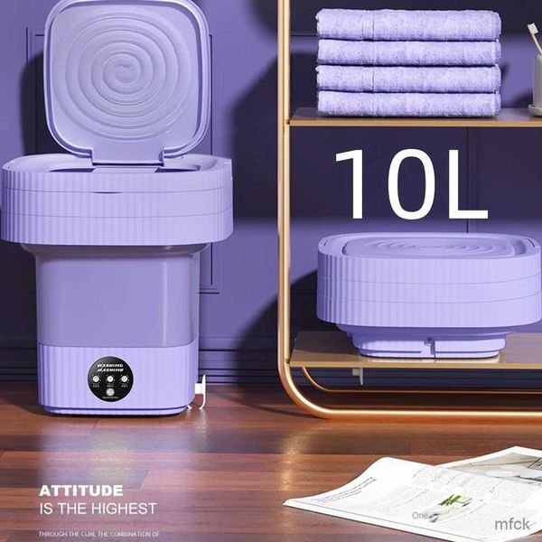 Mini Washing Machines Portable Folding Washing Machine Underwear with Drain Bucket Socks Clothes Washer Camping travel Washing Machine Home