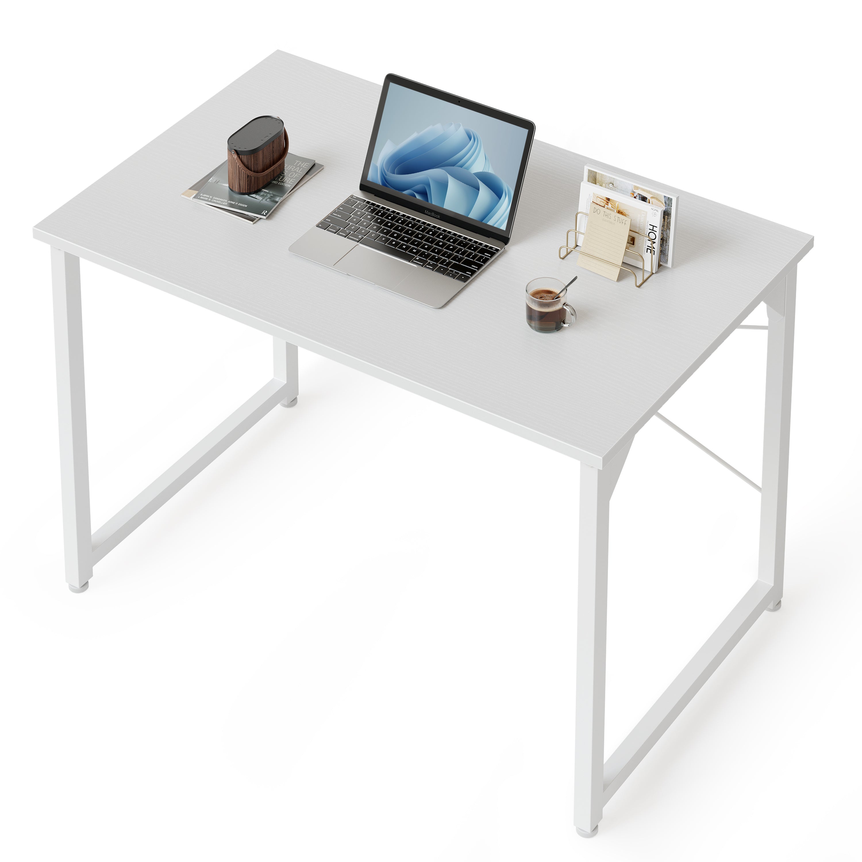 TEMU Computer Desk, 32 Inch Home Office Desk, Modern Pc Table For Home, Office, Study, Writing, White